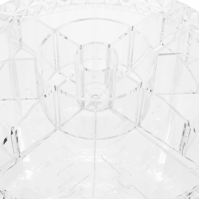 Органайзер для косметики поворотний LD 188 Коробка косметичка бокс кейс акриловий Підставки і органайзери Органайзер для косметики поворотний LD 188 Коробка косметичка бокс кейс акриловий Підставки і органайзери