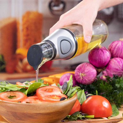 Дозатор кухонный для масла и уксуса стеклянная бутылка для соусов