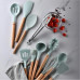Кухонные принадлежностей силиконовые набор 12 предметов Kitchen & dining кухонная утварь для кухни мятный Кухонные принадлежностей силиконовые набор 12 предметов Kitchen & dining кухонная утварь для кухни мятный