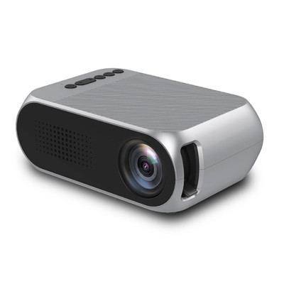 Портативний міні проектор Projector LED YG320 Mini сірий з динаміком для дому лед проектор кишеньковий домашній Портативний міні проектор Projector LED YG320 Mini сірий з динаміком для дому лед проектор кишеньковий домашній