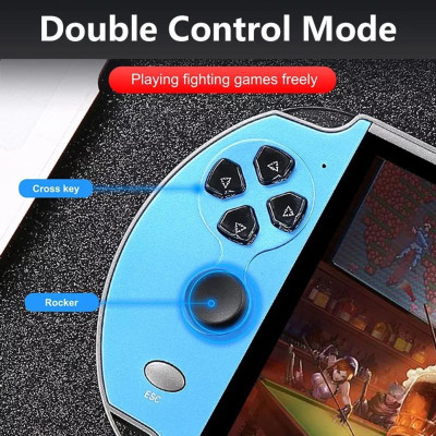 Портативная игровая консоль X12 Plus ретро приставка с дисплеем 7 дюймов встроенными играми выходом к ТВ