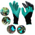 Гумові рукавички з кігтями для саду та городу Garden Genie Gloves Рукавички граблі садові Гумові рукавички з кігтями для саду та городу Garden Genie Gloves Рукавички граблі садові