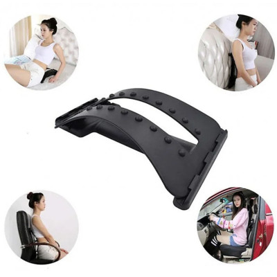 Тренажер мостик для спины и позвоночника трехуровневый массажер для растяжки спины Magic Back Support Тренажер мостик для спины и позвоночника трехуровневый массажер для растяжки спины Magic Back Support