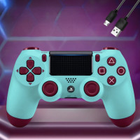Джойстик DualShock 4 Berry Blue бездротовий багатофункціональний геймпад для PS4 бірюзовий Джойстик DualShock 4 Berry Blue бездротовий багатофункціональний геймпад для PS4 бірюзовий