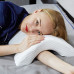 Ортопедична Подушка тунель з пам'яттю Memory Foam Pillow з тунелем для руки для шиї з піною Біла Ортопедична Подушка тунель з пам'яттю Memory Foam Pillow з тунелем для руки для шиї з піною Біла