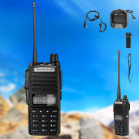 Двухдиапазонная аккумуляторная радиостанция Baofeng UV 82 портативная рация для связи Двухдиапазонная аккумуляторная радиостанция Baofeng UV 82 портативная рация для связи