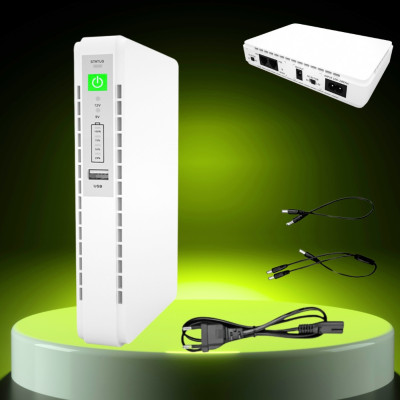 ИБП источник бесперебойного питания для роутера камеры модема 10400mAh JIAGENG 304 бесперебойник 9V/12V