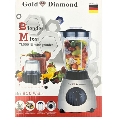 Блендер Gold Diamond TK00018 850W Универсальный измельчитель миксер Красный Блендер Gold Diamond TK00018 850W Универсальный измельчитель миксер Красный