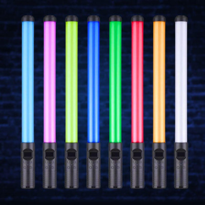 Лампа Led аккумуляторная жезл RGB Light Stick с пультом и штативом 2м светодиодная разноцветная лампа палка Лампа Led аккумуляторная жезл RGB Light Stick с пультом и штативом 2м светодиодная разноцветная лампа палка