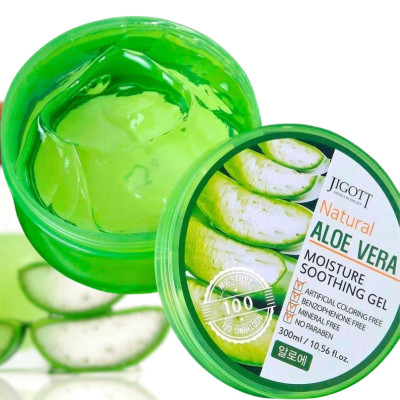 Успокаивающий и увлажняющий гель с Aloe Vera для лица и тела 300 мл универсальный