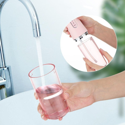 Іригатор для ротової порожнини 230мл Portable Oral Irrigator очищувач зубів бездротовий портативний з 3 режимами Іригатор для ротової порожнини 230мл Portable Oral Irrigator очищувач зубів бездротовий портативний з 3 режимами