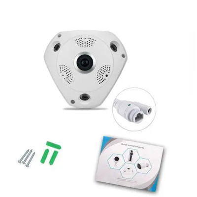 Камера потолочная CAMERA V300 VRCAM видеонаблюдение для дома с ик подсветкой панорамная WIFI IP Камера потолочная CAMERA V300 VRCAM видеонаблюдение для дома с ик подсветкой панорамная WIFI IP