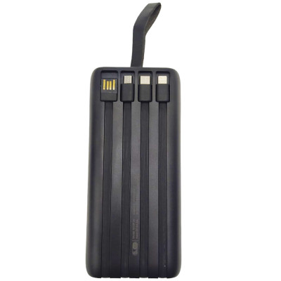 Повербанк KP 30000 mAh Power bank портативный зарядное устройство для телефона Micro USB Type C USB Lightning