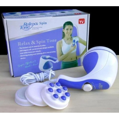 Масажер для тіла Relax and SpinTone вібраційний електричний для схуднення універсальний домашній Масажер для тіла Relax and SpinTone вібраційний електричний для схуднення універсальний домашній