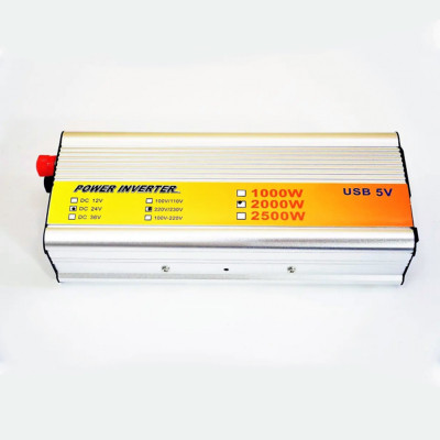 Преобразователь напряжения KONNWEI 2000W инвертор от аккумулятора автомобильный 24V-220V Преобразователь напряжения KONNWEI 2000W инвертор от аккумулятора автомобильный 24V-220V