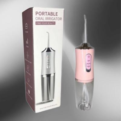 Іригатор для ротової порожнини 230мл Portable Oral Irrigator очищувач зубів бездротовий портативний з 3 режимами Іригатор для ротової порожнини 230мл Portable Oral Irrigator очищувач зубів бездротовий портативний з 3 режимами