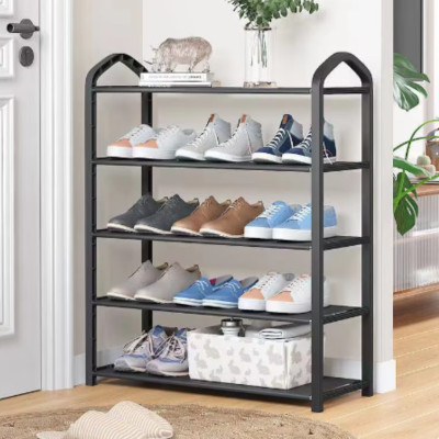 Полиця стелаж для зберігання взуття в передпокій Shoe Rack 8814 Органайзер підставка на 5 ярусів 69х42х19 Полиця стелаж для зберігання взуття в передпокій Shoe Rack 8814 Органайзер підставка на 5 ярусів 69х42х19