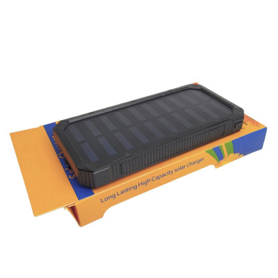 Повербанк 15000 mAh Power bank от солнечной панели Solar зарядное устройство для телефона с фонариком Повербанк 15000 mAh Power bank от солнечной панели Solar зарядное устройство для телефона с фонариком