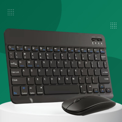 Акумуляторна клавіатура з мишкою Mouse&Keyboard Kit бездротовий комплект для ноутбука телефону планшета Акумуляторна клавіатура з мишкою Mouse&Keyboard Kit бездротовий комплект для ноутбука телефону планшета