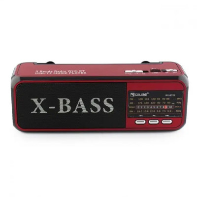 Аккумуляторный радиоприемник GOLON RX BT22 с фонарем и Bluetooth колонкой с входом под usb и флеш карту Аккумуляторный радиоприемник GOLON RX BT22 с фонарем и Bluetooth колонкой с входом под usb и флеш карту
