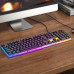 Клавиатура с мышкой настольная RGB подсветкой для ПК Hoco GM18 клава игровая светодиодная для компьютера Клавиатура с мышкой настольная RGB подсветкой для ПК Hoco GM18 клава игровая светодиодная для компьютера