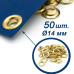 Набір люверсів 50 шт Кільця люверси для тенту шкіри банерів Люверс 14 мм Золотисті Для тентів і пологів Набір люверсів 50 шт Кільця люверси для тенту шкіри банерів Люверс 14 мм Золотисті Для тентів і пологів