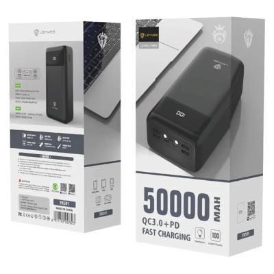 Power bank 50000 mAh LENYES Повербанк зарядка для телефона быстрое зарядное устройство 4USB Type-C Lightning Power bank 50000 mAh LENYES Повербанк зарядка для телефона быстрое зарядное устройство 4USB Type-C Lightning