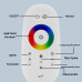 Светодиодный угловой торшер сенсорный с пультом управления RGB светильник с регулировкой яркости лампа 140 см Светодиодный угловой торшер сенсорный с пультом управления RGB светильник с регулировкой яркости лампа 140 см