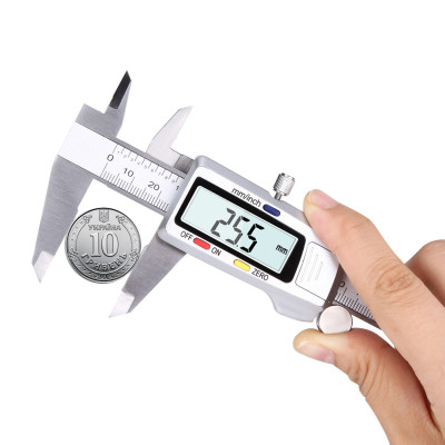 Електронний цифровий штангенциркуль мікрометр з LCD дисплеєм 150мм Digital Caliper В кейсі Чорний Електронний цифровий штангенциркуль мікрометр з LCD дисплеєм 150мм Digital Caliper В кейсі Чорний