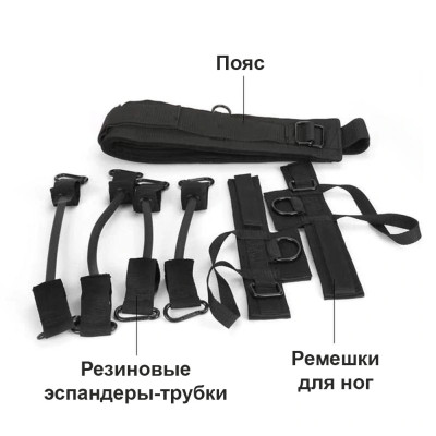 Тренажер для стрибків Еспандер для ніг і присідань трубчастий для фітнесу Vertical High Jump Trainer Тренажер для стрибків Еспандер для ніг і присідань трубчастий для фітнесу Vertical High Jump Trainer