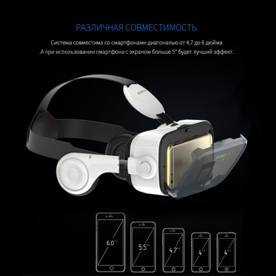 3D очки Шлем виртуальной реальности смартфона BOBO VR Z4 для с пультом и наушниками для телефона 3D очки Шлем виртуальной реальности смартфона BOBO VR Z4 для с пультом и наушниками для телефона
