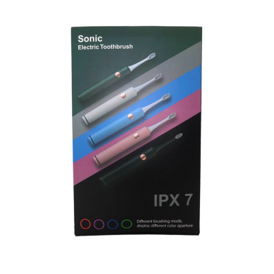 Электрическая зубная щетка IPX7 с 4 сменными насадками аккумуляторная Электрическая зубная щетка IPX7 с 4 сменными насадками аккумуляторная