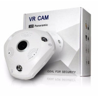 Камера потолочная CAMERA V300 VRCAM видеонаблюдение для дома с ик подсветкой панорамная WIFI IP
