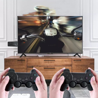 Портативная игровая приставка консоль с беспроводным контроллером ретро консоль для телевизора 64G 4K TV 2.4G Портативная игровая приставка консоль с беспроводным контроллером ретро консоль для телевизора 64G 4K TV 2.4G
