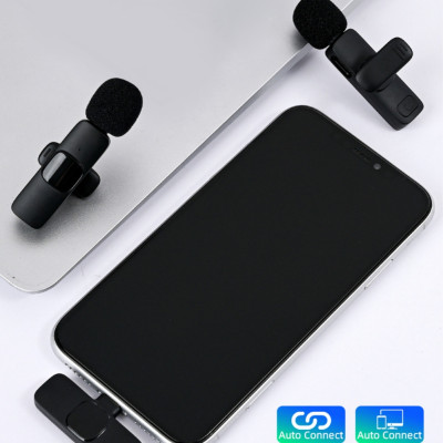 Петличный беспроводной микрофон 2в1 NeePho N8 Plus с шумоподавлением для телефонов с ресивером Type-C Петличный беспроводной микрофон 2в1 NeePho N8 Plus с шумоподавлением для телефонов с ресивером Type-C