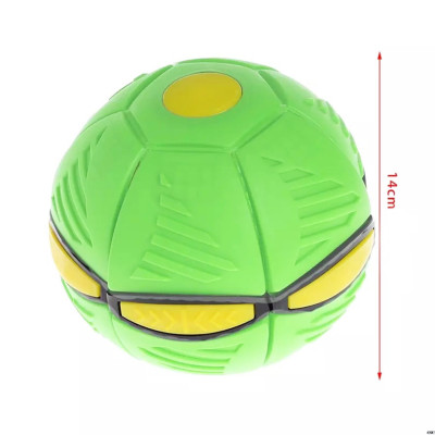 Летающий мяч фрисби трансформер с LED подсветкой Phlat Ball складной дискошар НЛО Летающий мяч фрисби трансформер с LED подсветкой Phlat Ball складной дискошар НЛО