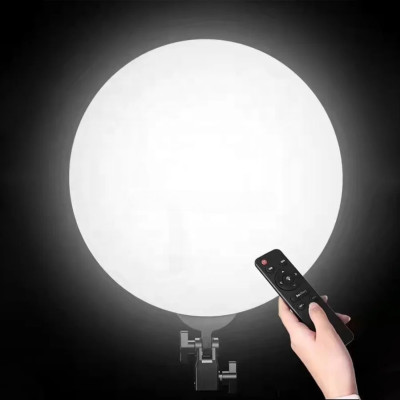 Кругла LED лампа 32 см з пультом та штативом 2м Fill Light Circular M666 світлодіодна для фото та відеозйомок Кругла LED лампа 32 см з пультом та штативом 2м Fill Light Circular M666 світлодіодна для фото та відеозйомок