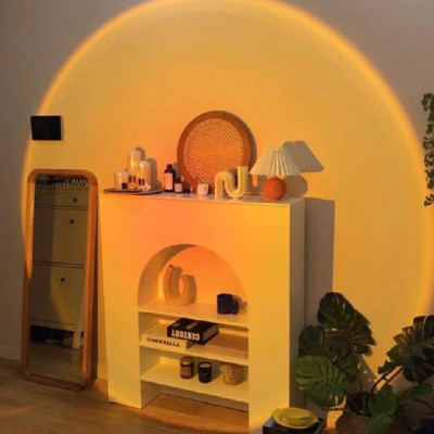 Проекционный светильник Sunset Lamp желтый закат USB светильник проектор солнце атмосферная лампа для фото Проекционный светильник Sunset Lamp желтый закат USB светильник проектор солнце атмосферная лампа для фото