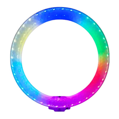 Светодиодная лампа кольцевая 3D RGB 26 см цветная двухсторонняя LED Селфи кольцо для фото блогеров от usb Светодиодная лампа кольцевая 3D RGB 26 см цветная двухсторонняя LED Селфи кольцо для фото блогеров от usb