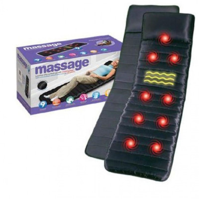 Массажный матрас коврик с подогревом Massage Paradise Массажер для спины и шеи электронный Массажный матрас коврик с подогревом Massage Paradise Массажер для спины и шеи электронный