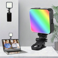 Накамерный беспроводной видеосвет AY-83 аккумуляторная мини LED лампа RGB с прищепкой для фото и видеосъёмки Накамерный беспроводной видеосвет AY-83 аккумуляторная мини LED лампа RGB с прищепкой для фото и видеосъёмки