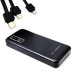 Портативное зарядное устройство 10000 mah Power Bank МАГНИТ 3в1 и фонарик Внешний аккумулятор универсальный