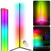 Светодиодный угловой торшер сенсорный с пультом управления RGB светильник с регулировкой яркости лампа 140 см