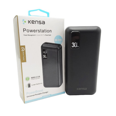 Портативное зарядное устройство 30000 micro USB Type C повербанк на 30000mAh KENSA KP 52