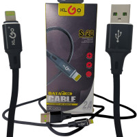 Лайтінг кабель S20 для зарядки айфону і передачі даних USB Lightning 2А провід зарядний 1м Лайтінг кабель S20 для зарядки айфону і передачі даних USB Lightning 2А провід зарядний 1м