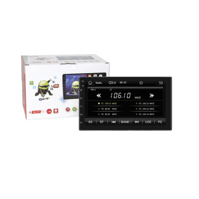 Автомагнитола 2DIN Android с сенсорным экраном 7 дюймов Универсальная магнитола GPS Bluetooth Wi Fi USB