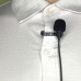 Микрофон петличный для записи звука Петличка блогерская с клипсой We Media Mic M 01 jack 3.5 мм