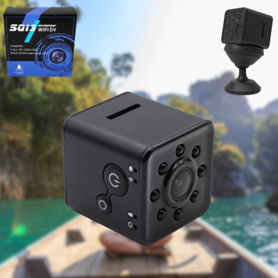 Міні камера з нічною відеозйомкою SQ13 WiFi HD 1080 З водонепроникним боксом Бездротова прихована Міні камера з нічною відеозйомкою SQ13 WiFi HD 1080 З водонепроникним боксом Бездротова прихована