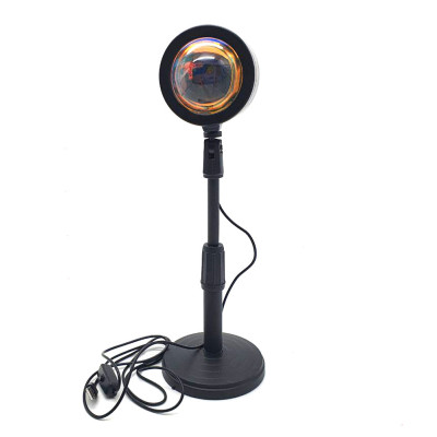 Sunset Lamp проекційний світильник веселка USB світильник проектор світло веселки атмосферна лампа для фото Sunset Lamp проекційний світильник веселка USB світильник проектор світло веселки атмосферна лампа для фото