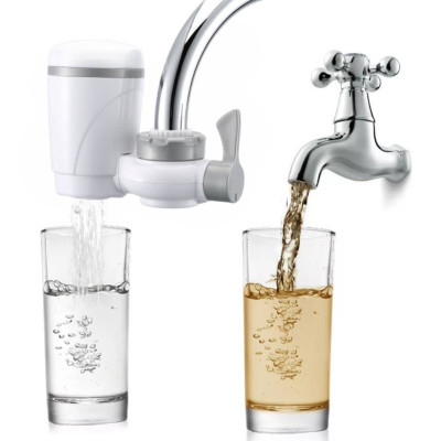 Насадка фильтр на кран для очистки воды Water Purifier проточный очиститель с активированным углем Насадка фильтр на кран для очистки воды Water Purifier проточный очиститель с активированным углем